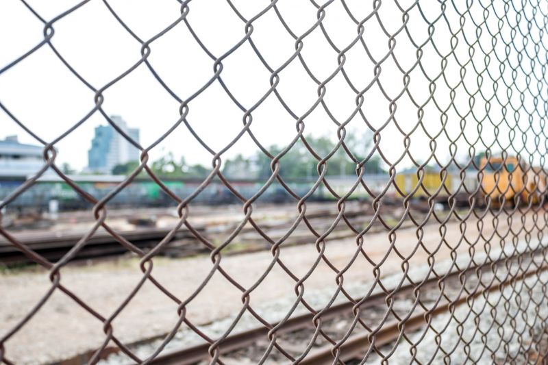 Industrial Fence Repair detail