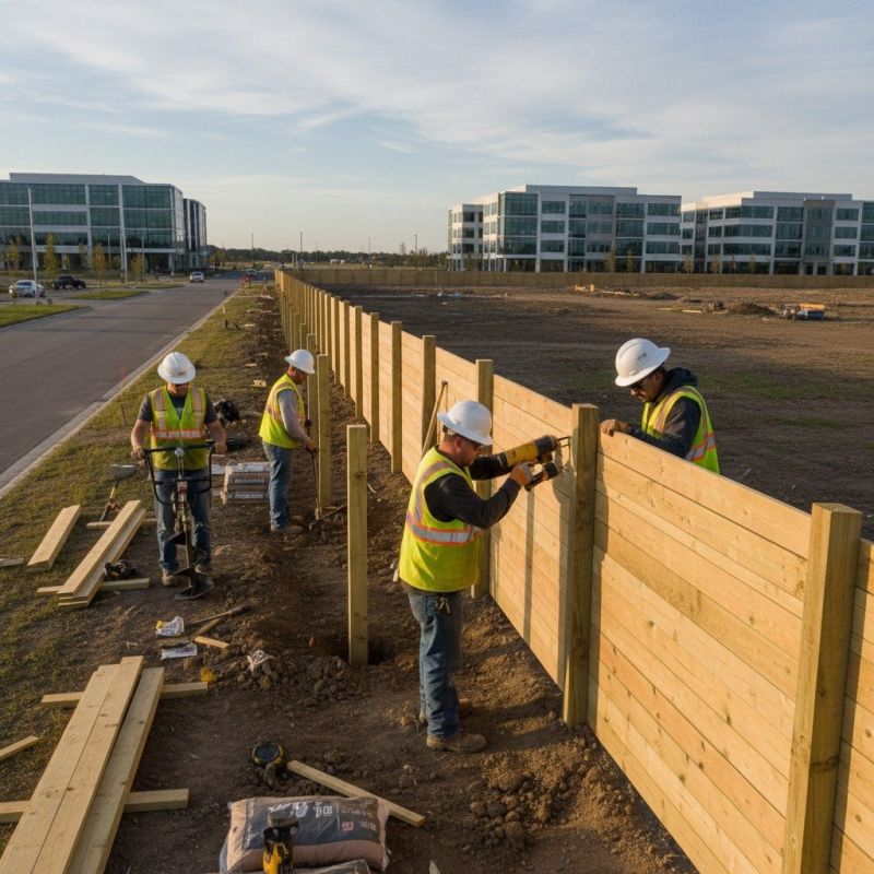 Security Fence Installation detail